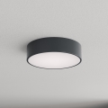 Brilagi - Plafoniera per bagno con sensore di movimento e sensore crepuscolare CLARE 2xE27/24W/230V Ø 30 cm antracite IP54