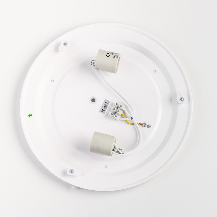 Brilagi - Plafoniera per bagno POOL 2xE27/15W/230V Ø 30 cm IP54 bianca