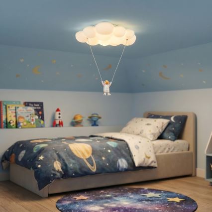 Brilagi - Plafoniera per bambini a LED ASTRO LED/77W/230V bianca