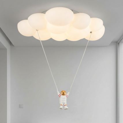 Brilagi - Plafoniera per bambini a LED ASTRO LED/77W/230V bianca