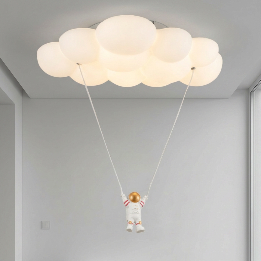 Brilagi - Plafoniera per bambini a LED ASTRO LED/77W/230V bianca