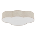 Brilagi - Plafoniera per bambini NIMBUS 4xE27/15W/230V 46x63 cm beige