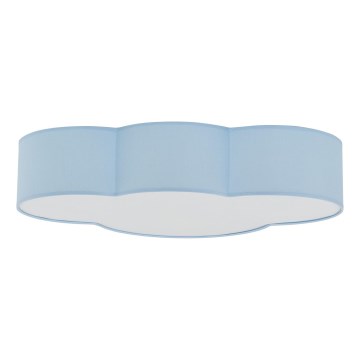 Brilagi - Plafoniera per bambini NIMBUS 4xE27/15W/230V blu