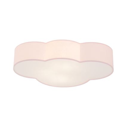 Brilagi - Plafoniera per bambini NIMBUS 4xE27/15W/230V rosa
