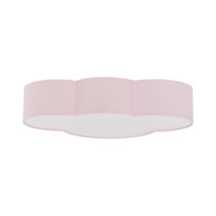 Brilagi - Plafoniera per bambini NIMBUS 4xE27/15W/230V rosa