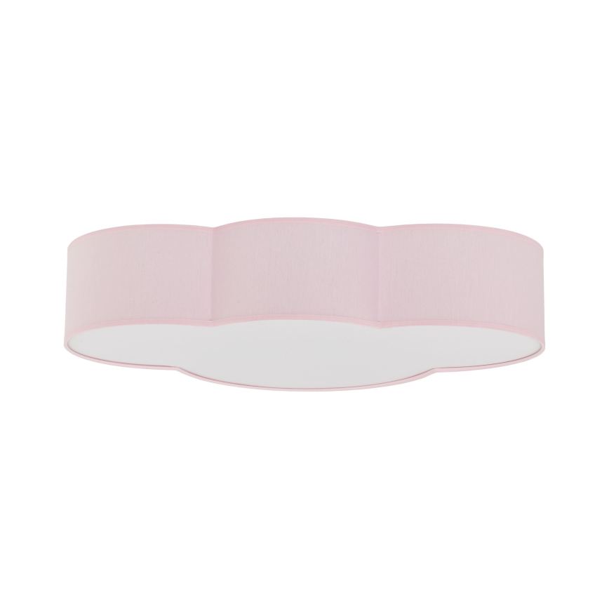 Brilagi - Plafoniera per bambini NIMBUS 4xE27/15W/230V rosa