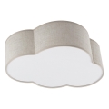 Brilagi - Plafoniera per bambini NIMBUS MINI 2xE27/15W/230V 31x43 beige