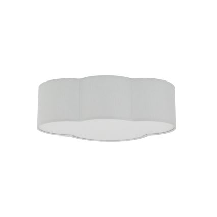 Brilagi - Plafoniera per bambini NIMBUS MINI 2xE27/15W/230V 31x43 cm grigio