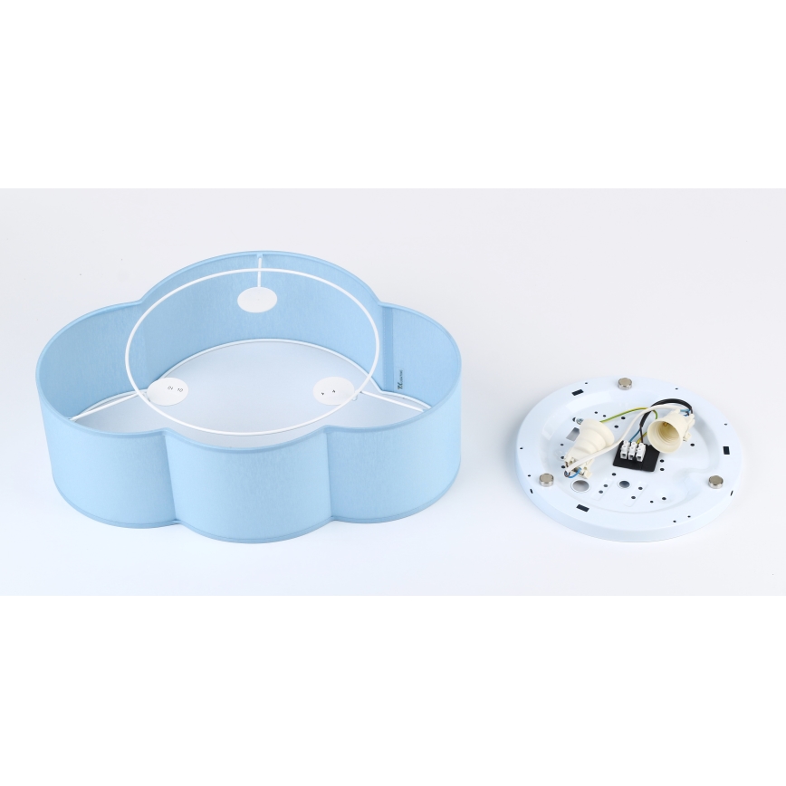 Brilagi - Plafoniera per bambini NIMBUS MINI 2xE27/15W/230V blu
