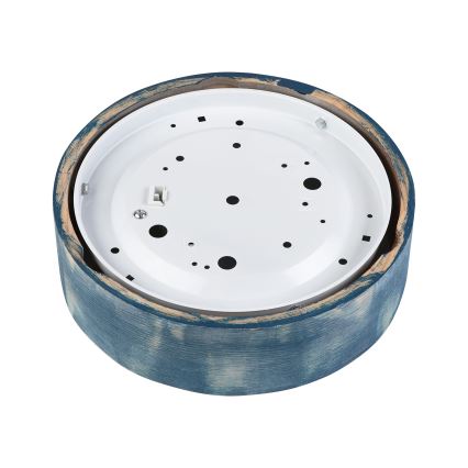 Brilagi - Plafoniera PINO 1xE27/15W/230V pino/blu Ø 27,5 cm