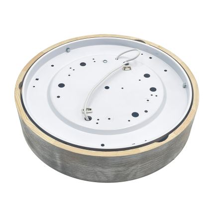 Brilagi - Plafoniera PINO 2xE27/15W/230V pino/argento Ø 37,5 cm