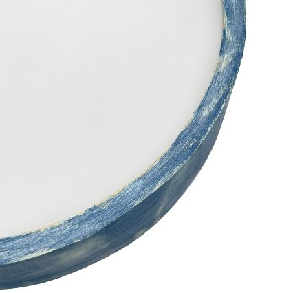 Brilagi - Plafoniera PINO 2xE27/15W/230V pino/blu Ø 37,5 cm