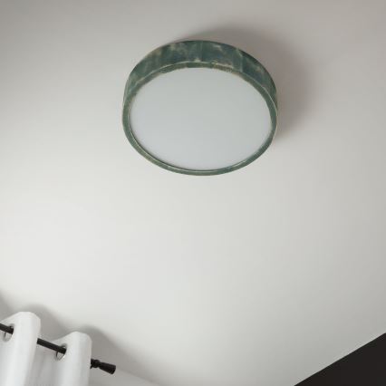 Brilagi - Plafoniera PINO 2xE27/15W/230V pino/verde Ø 37,5 cm