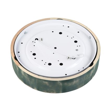 Brilagi - Plafoniera PINO 2xE27/15W/230V pino/verde Ø 37,5 cm