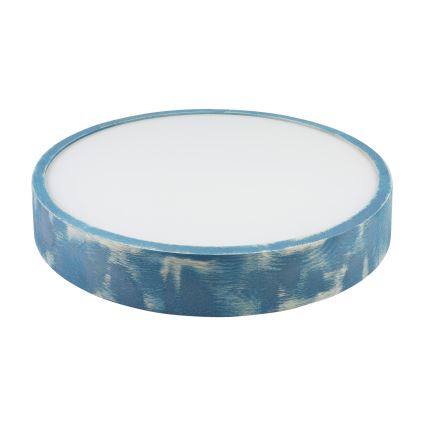 Brilagi - Plafoniera PINO 3xE27/15W/230V in pino/blu Ø 47,5 cm