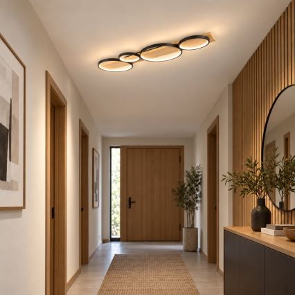 BRILAGI - Plafoniera PLANK LED/38W/230V 4000K 40x120 cm finitura legno