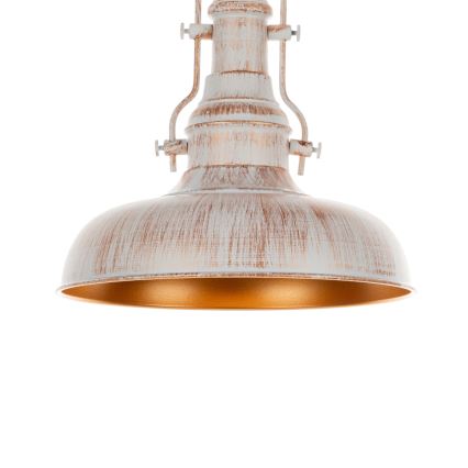 Brilagi - Plafoniera PYRONIC 1xE27/40W/230V Ø 32 cm crema/patina