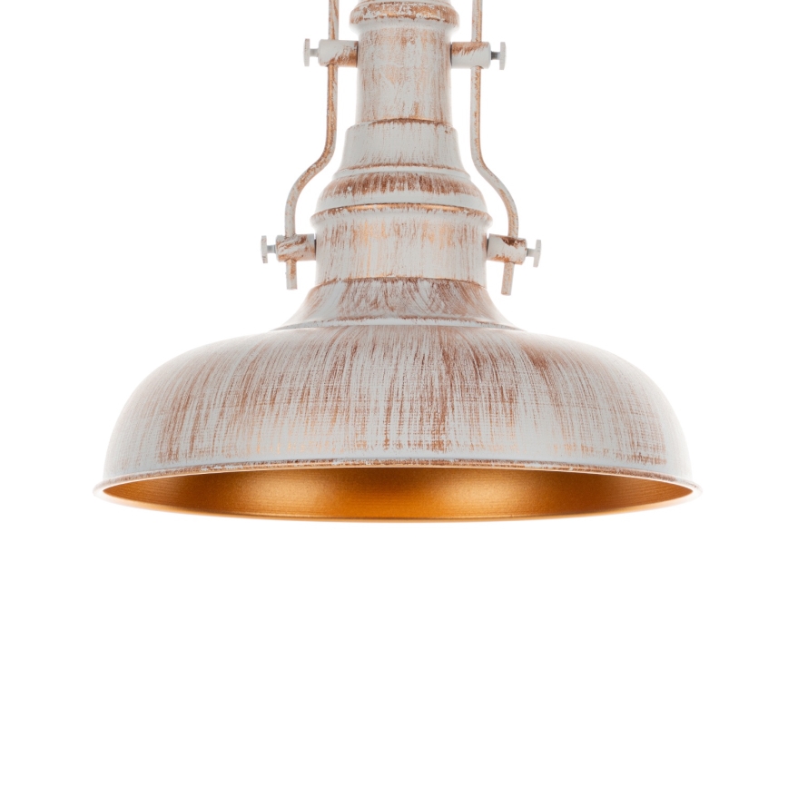 Brilagi - Plafoniera PYRONIC 1xE27/40W/230V Ø 32 cm crema/patina