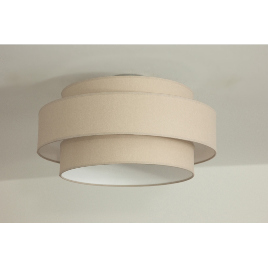 Brilagi - Plafoniera RESNA 1x E27/60W/230V Ø 40 cm beige