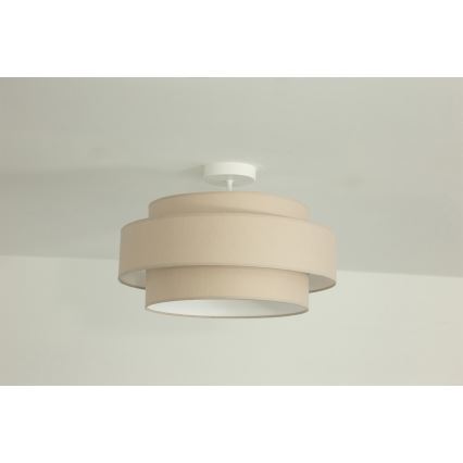 Brilagi - Plafoniera RESNA 1xE27/60W/230V Ø 40 cm beige