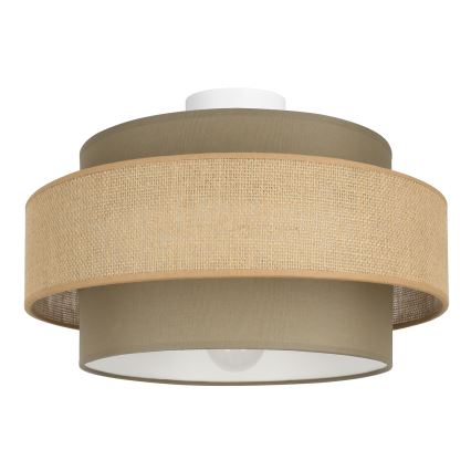 Brilagi - Plafoniera RESNA 1xE27/60W/230V Ø 40 cm marrone/beige