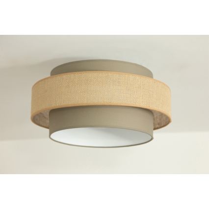 Brilagi - Plafoniera RESNA 1xE27/60W/230V Ø 40 cm marrone/beige