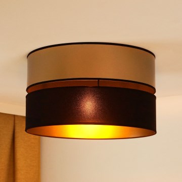 Brilagi - Plafoniera ROYAL 1xE27/15W/230V diametro 40 cm nero/oro