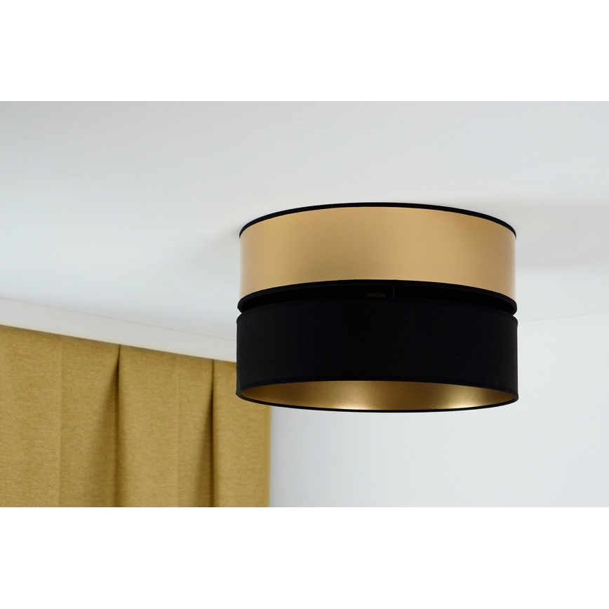Brilagi - Plafoniera ROYAL 1xE27/15W/230V diametro 40 cm nero/oro