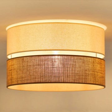 Brilagi - Plafoniera ROYAL YUTE 1xE27/15W/230V diametro 40 cm beige/color crema