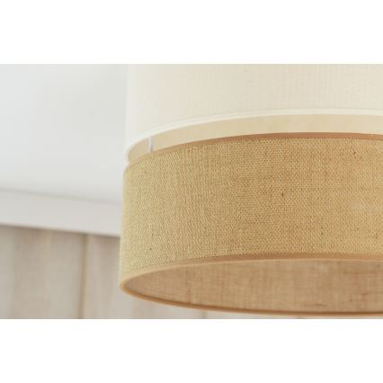 Brilagi - Plafoniera ROYAL YUTE 1xE27/15W/230V diametro 40 cm beige/color crema