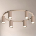 Brilagi - Plafoniera SELE 6xGU10/30W/230V beige