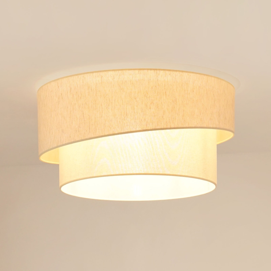Brilagi - Plafoniera SHINE 1xE27/15W/230V diametro 50 cm color crema