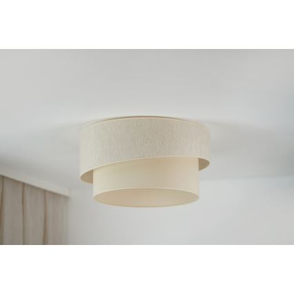Brilagi - Plafoniera SHINE 1xE27/15W/230V diametro 50 cm color crema