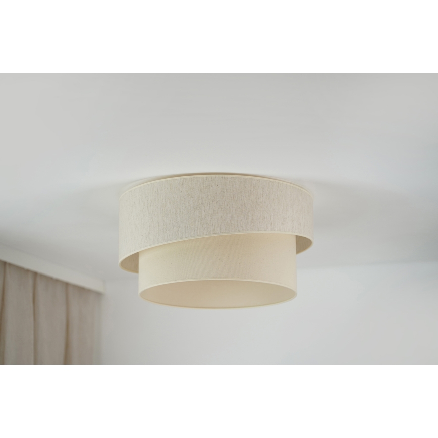 Brilagi - Plafoniera SHINE 1xE27/15W/230V diametro 50 cm color crema