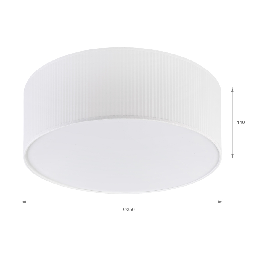 Brilagi - Plafoniera SIRIJA MODERN 2xE27/60W/230V Ø 35 cm bianca