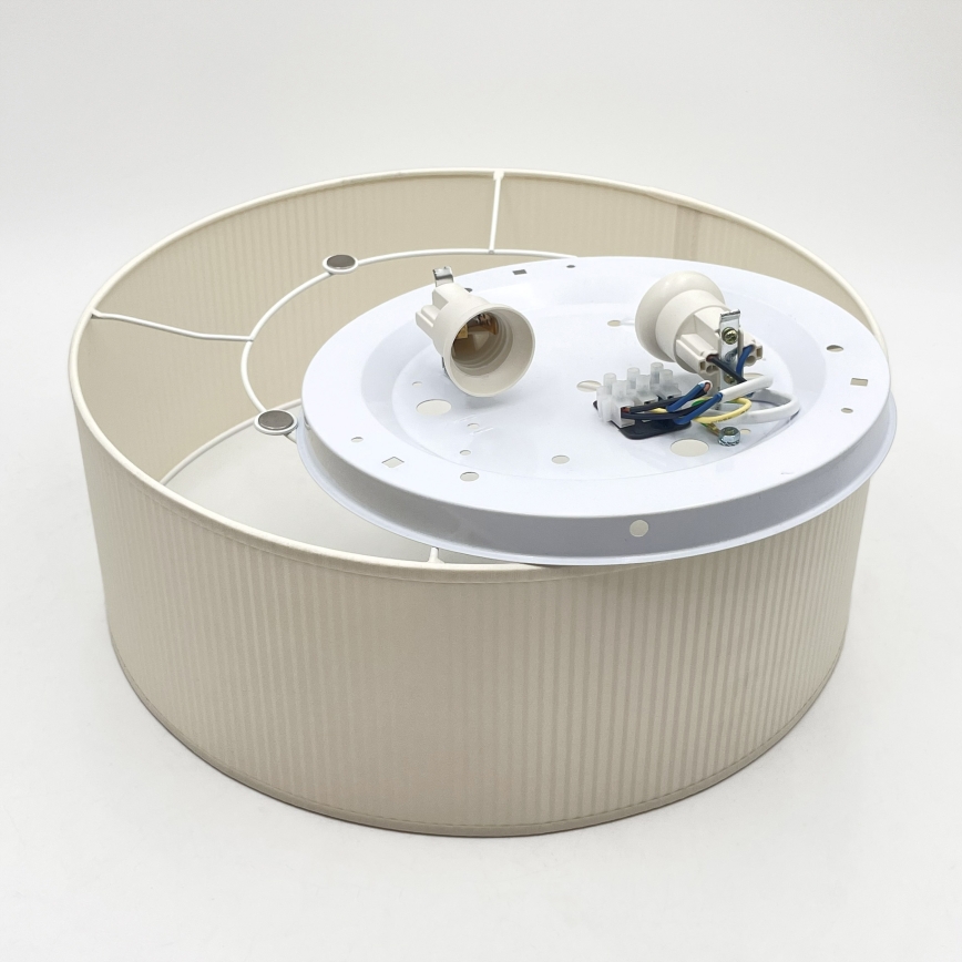 Brilagi - Plafoniera SIRIJA MODERN 2xE27/60W/230V Ø 35 cm crema