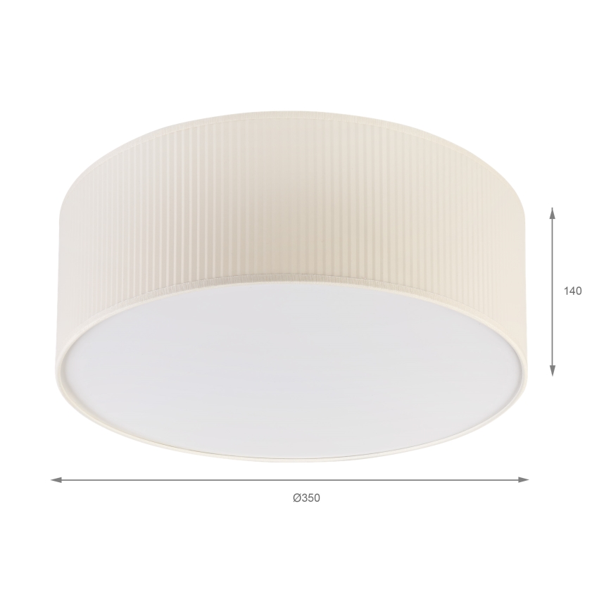 Brilagi - Plafoniera SIRIJA MODERN 2xE27/60W/230V Ø 35 cm crema