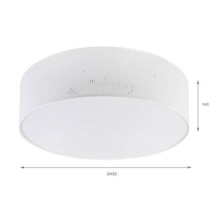 Brilagi - Plafoniera SIRIJA MODERN 4xE27/60W/230V Ø 45 cm bianco