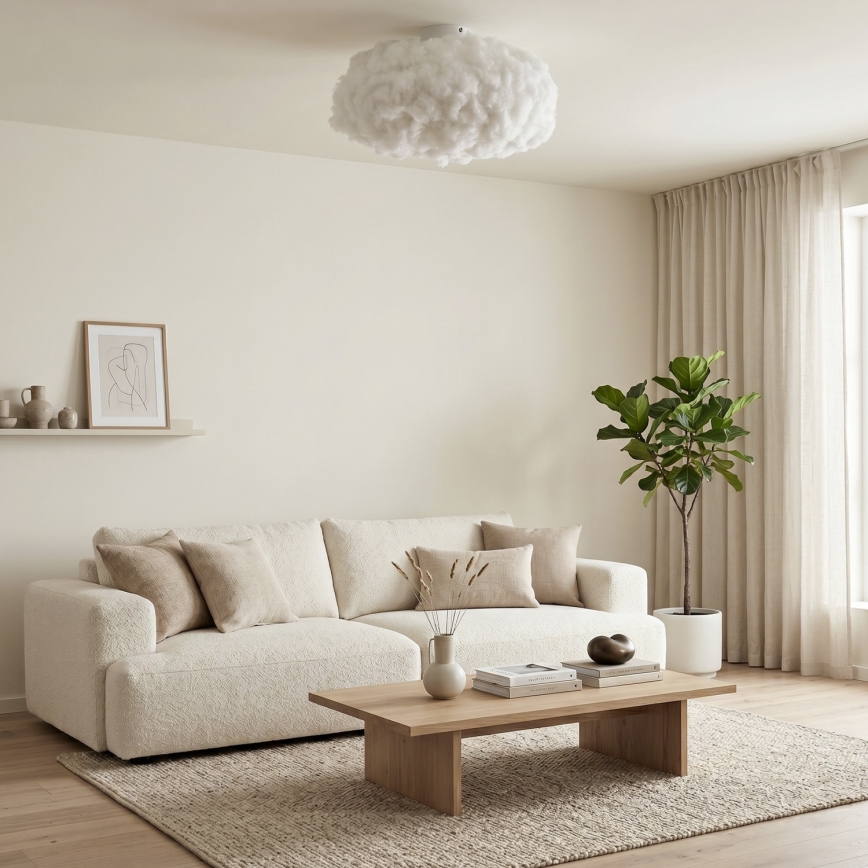 Brilagi - Plafoniera SOLEAIR 1xE27/40W/230V Ø 45 cm bianco