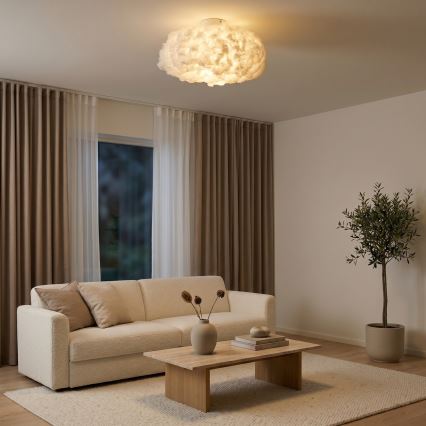 Brilagi - Plafoniera SOLEAIR 1xE27/40W/230V Ø 45 cm bianco