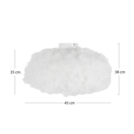 Brilagi - Plafoniera SOLEAIR 1xE27/40W/230V Ø 45 cm bianco
