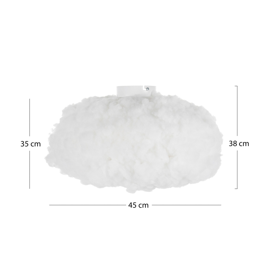 Brilagi - Plafoniera SOLEAIR 1xE27/40W/230V Ø 45 cm bianco