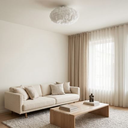 Brilagi - Plafoniera SOLEAIR 2xE27/40W/230V Ø 60 cm bianca