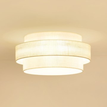 Brilagi - Plafoniera SPACE YUTE LED/12W/230V diametro 50 cm 3000K/4000K/6400K color crema