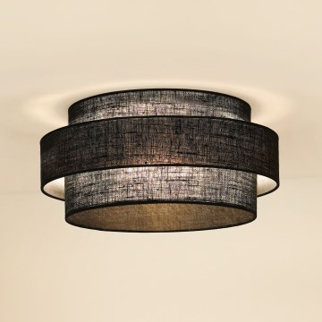 Brilagi - Plafoniera SPACE YUTE LED/12W/230V diametro 50 cm 3000K/4000K/6400K nero