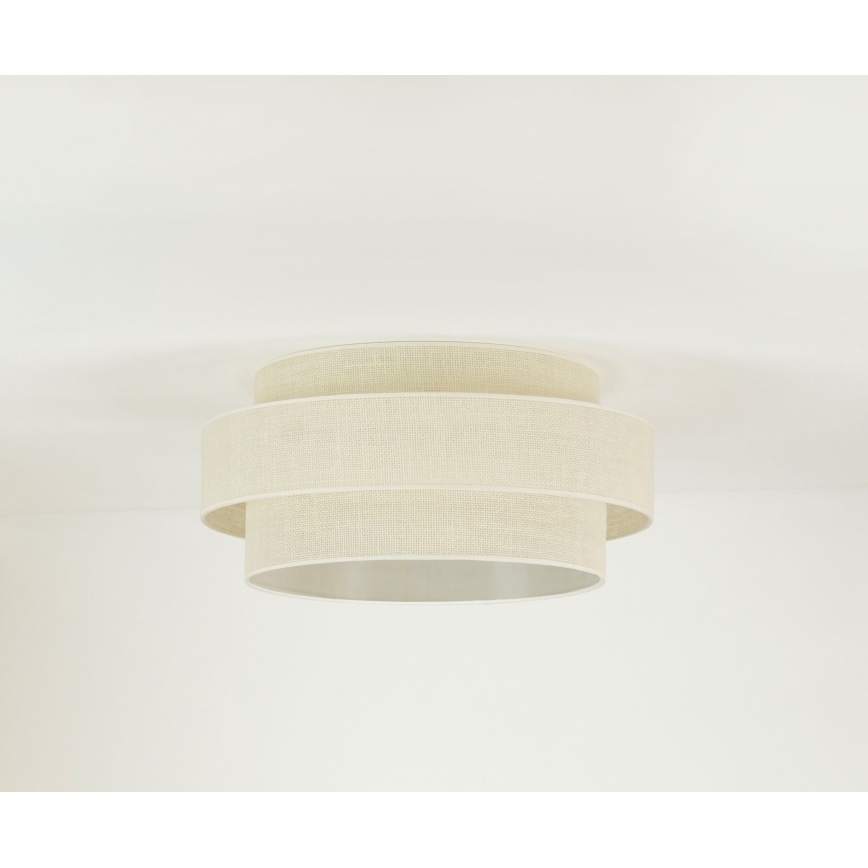 Brilagi - Plafoniera SPACE YUTE LED/12W/230V diametro 50 cm 3000K/4000K/6400K color crema