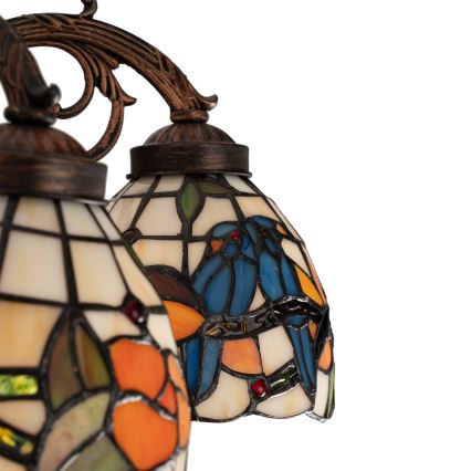 Brilagi - plafoniera Tiffany a vetri colorati JUNGLE 6xE27/60W/230V Ø 60 cm