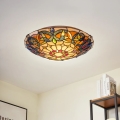 Brilagi - Plafoniera Tiffany in vetro LUISA 2xE27/60W/230V Ø 40 cm