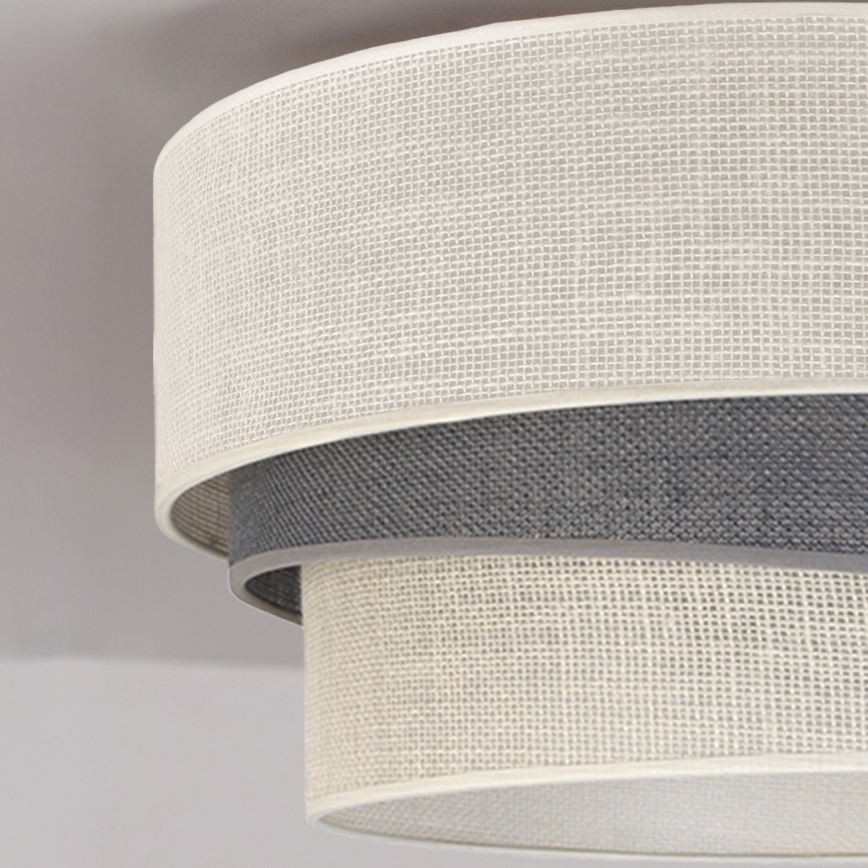 Brilagi - Plafoniera TRIO 1xE27/60W/230V Ø 40 cm crema/grigio