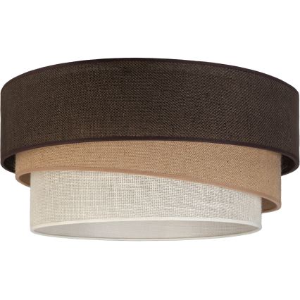 Brilagi - Plafoniera TRIO 1xE27/60W/230V Ø 40 cm marrone/beige/bianco
